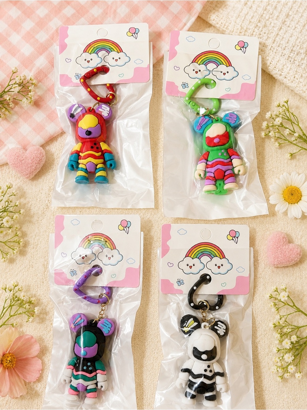 4 bag charms